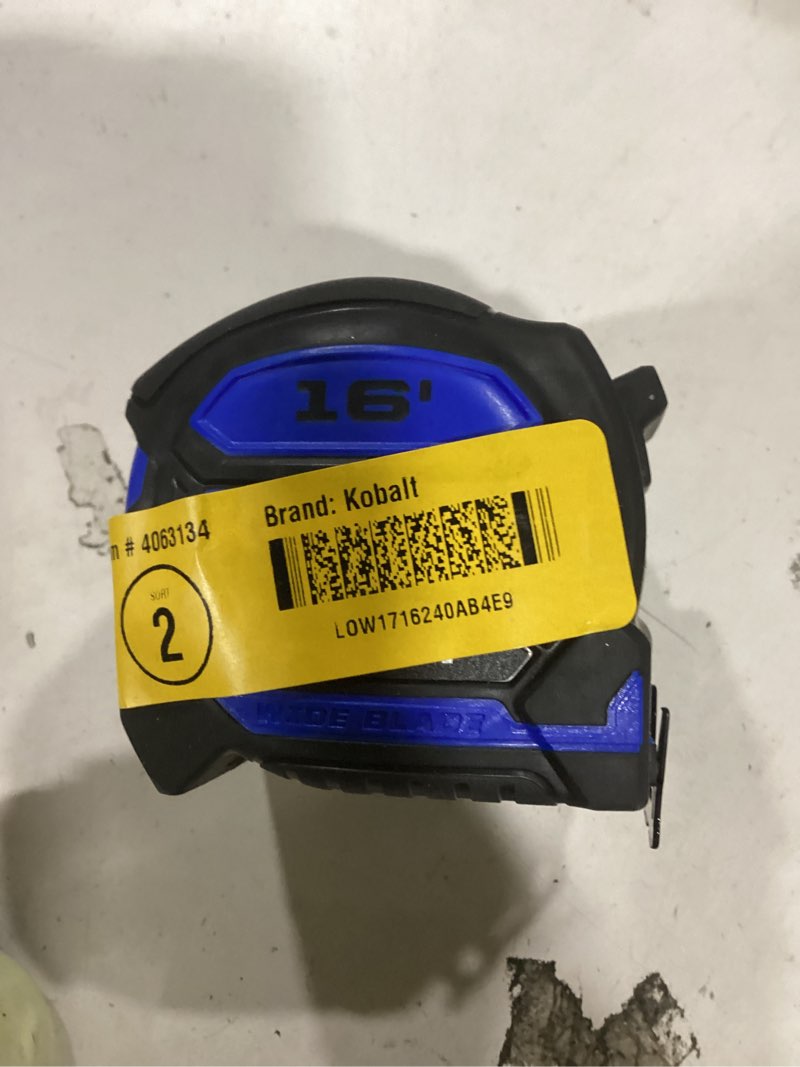 Condition photo showing Good Condition for kobalt compact 16-ft tape measure