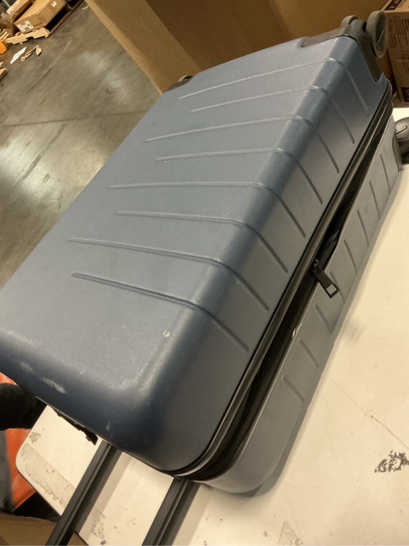 Condition photo showing As Is for Travelers Club 2 Pc. Hardside Luggage Set with 20" & 28" Sizes, Navy