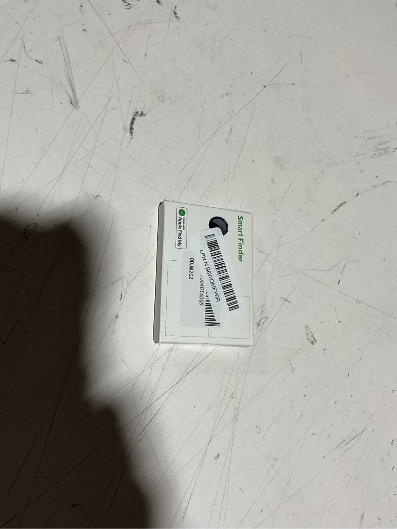 Condition photo showing New/Like New for 2 Pack Tracker Tags [Apple MFi Certified] Pair with Apple Find My (iOS Only) Bluetooth Air Smart Tags Key Finder Item Locator Waterproof Finder Worldwide Tracking for Pets Wallet Backpack Dogs Luggage white