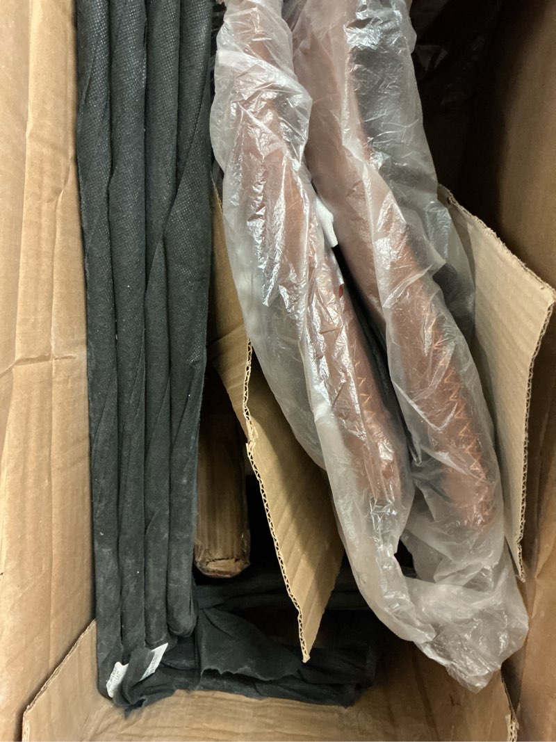 Condition photo showing New/Like New for Sweetcrispy Counter Height Bar Stools Set of 2  30 inch Height Stool Faux Leather Barstools with Back, Armless Kitchen Island Countertop Comfortable Modern Chairs with Metal Legs - Whiskey Brown