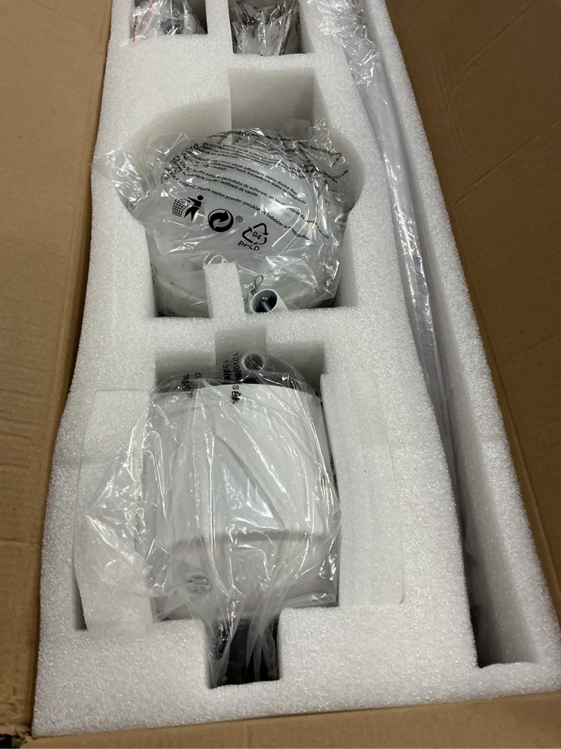 Condition photo showing Good Condition for depuley outdoor ceiling fan with light: 52 inch waterproof gazebo fans with lights outdoor hanging - plug in remote app control for patio indoor farmhouse porch - white 6 speed reversible dc motor white 52 inch