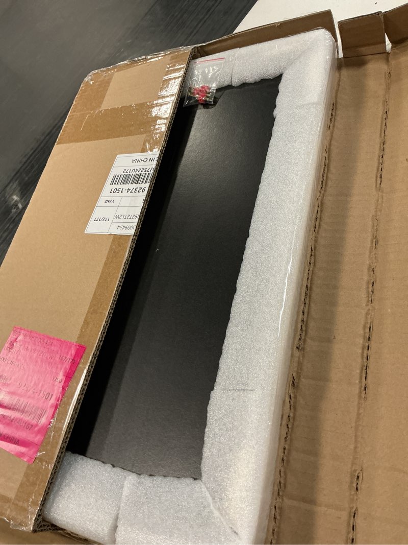 Condition photo showing New/Like New for 11"x17" Picture Frame Wooden, Display Pictures 9"x15"with Mat or 11"x17" Without Mat,Gold Bamboo Poster Frames,Hanging Photo Frame Wall