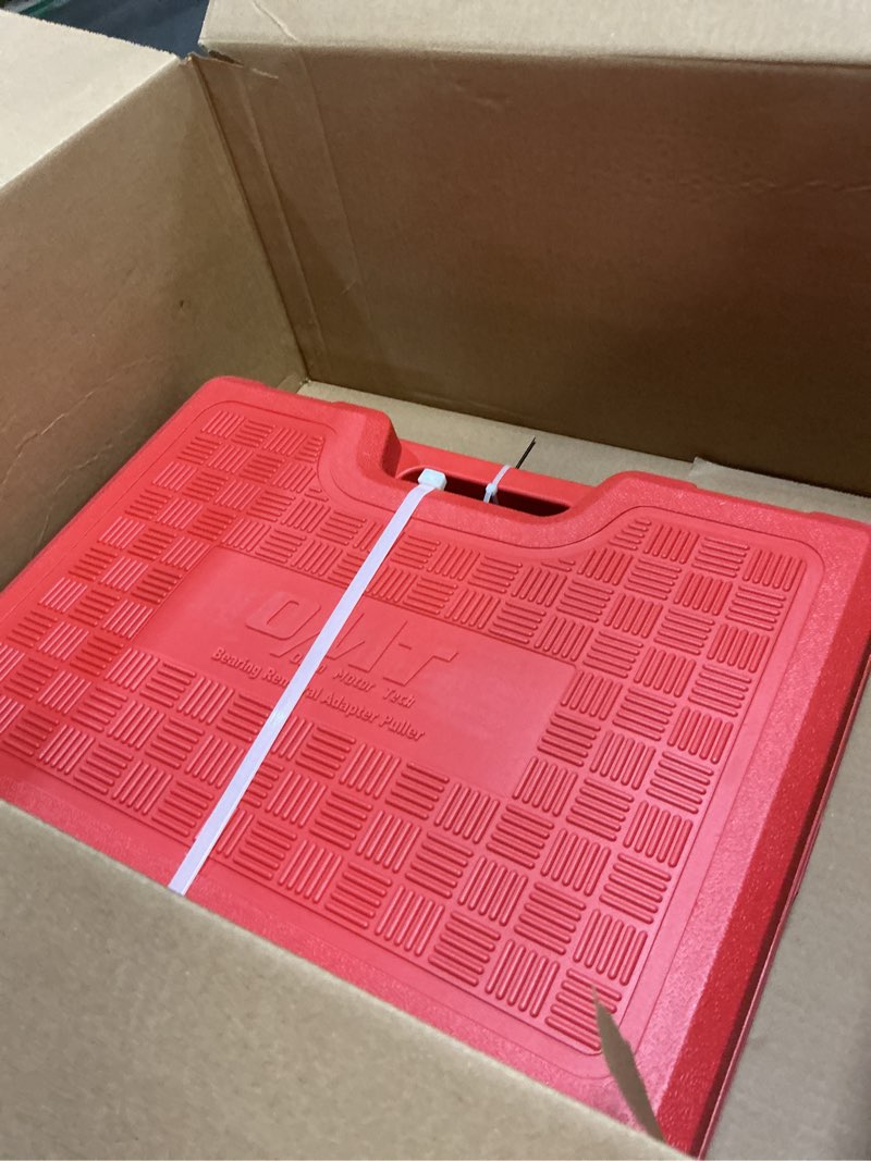 Condition photo showing Good Condition for Orion Motor Tech Wheel Bearing Press Kit for Front Wheel Drive Bearing Removal & Installation, 24pc Wheel Bearing Puller Tool Set with Sliding Screws Universal Bushings Sleeves Storage Case RED,BLACK