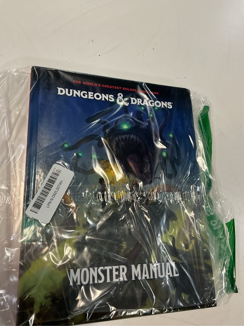 Condition photo showing Good Condition for dungeons & dragons 2024 monster manual (d&d core rulebook)