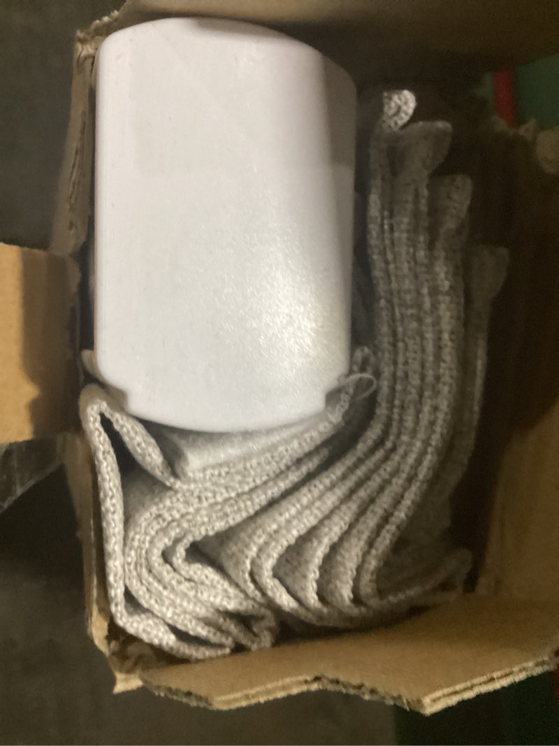 Condition photo showing Good Condition for Joydeco Cordless Roman Shades, Linen Fabric Window Blinds, Thermal Insulated Blackout Blinds, Room Darkening Shades for Indoor Windows, Easy to Install, 26" W×75" H, Greyish White Greyish White 26"W x 75"H