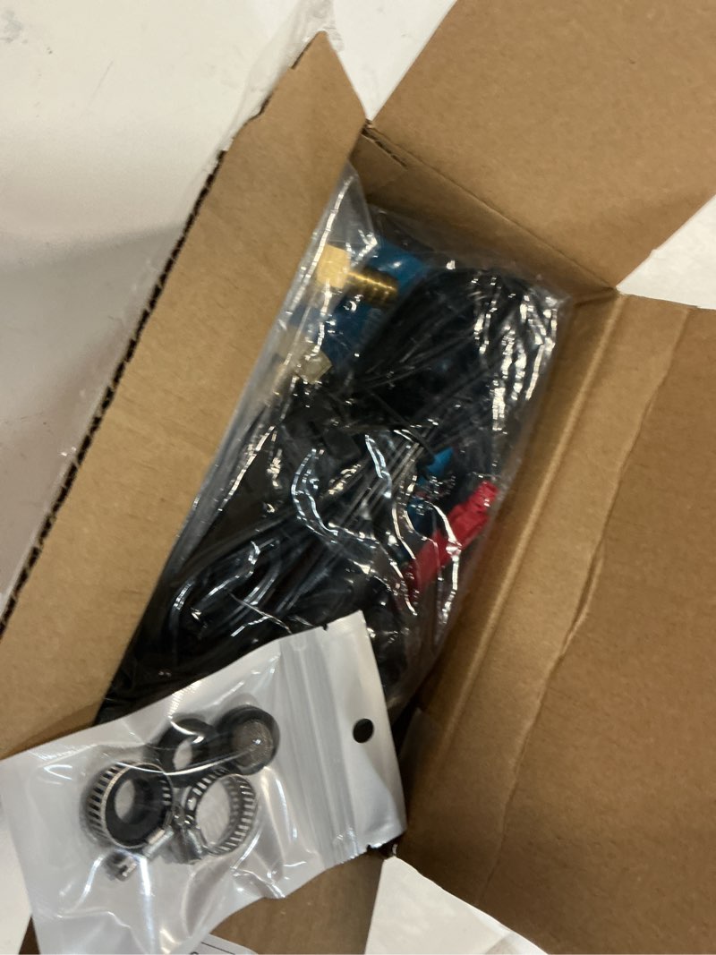 Condition photo showing Good Condition for portable dc 12v 75w electric gasoline transfer pump, moves up to 110 gallons of gas per hour, great for vehicles, boats, motorbike, equipment, gasoline (110gph-single pump)
