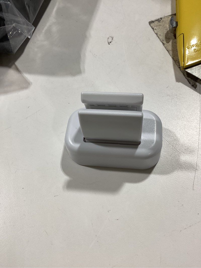 Condition photo showing Good Condition for 2PCS Multifunctional No Drill Hanging Bracket 60mm White Wall Mounted Toothbrush Holder for Storing Bathroom Accessories Brooms Mops Umbrellas Tool