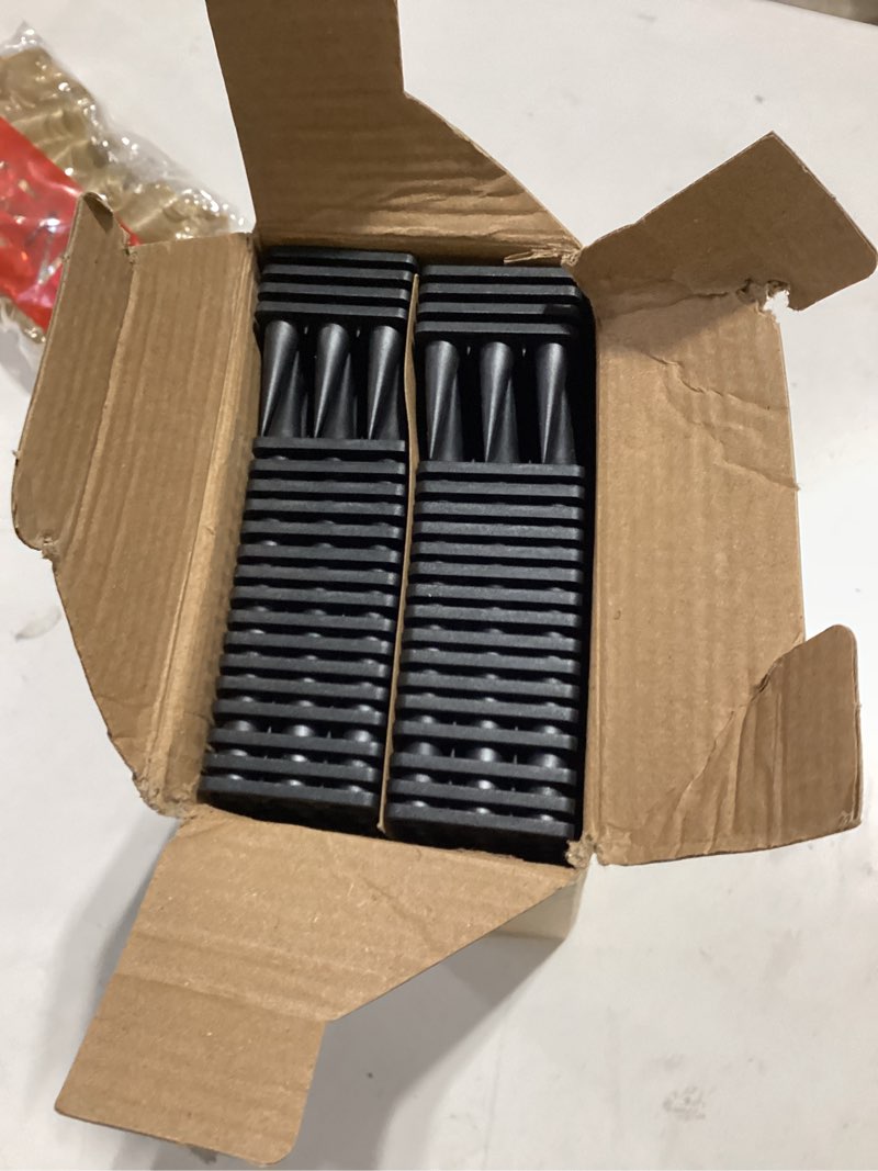 Condition photo showing Good Condition for borhood bird spikes, 40 pack pigeon deterrent for small birds raccoon cats defender for outside to keep squirrel away, plastic fence spike for railing and roof-black black 40