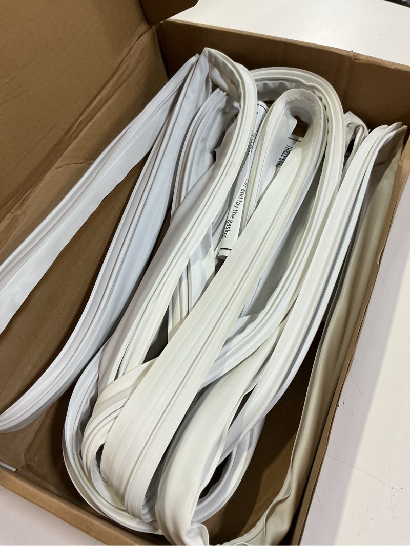 Condition photo showing Good Condition for upgraded 5304506131 freezer door gasket replacement for frigidaire refrigerator gasket seal fffh20f2qwc lffh20f3qwc freezer door seal for kenmore fridge gasket 216522378, 5304505531, 4452758, 67\"x33\"