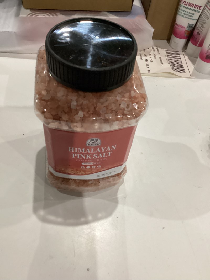 Condition photo showing New/Like New for 52USA Himalayan Pink Salt for Grinder Refill, 80oz (5 Pound), Himalayan Coarse Salt, 80+ Minerals and Electrolytes, Pink Himalayan Sea Salt, Unrefined Rock Salts, Kosher & Natural Certified Coarse Grain 80 Ounce (Pack of 1)