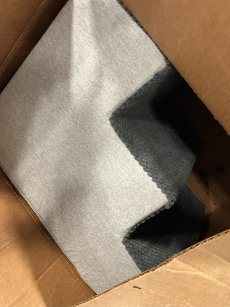Condition photo showing Good Condition for zomisia dog steps for couch - pet stairs for small dogs and cats, dog steps with non-slip bottom grey 3 steps, grey 3-step ( 15x18x13.5 ) fleece grey