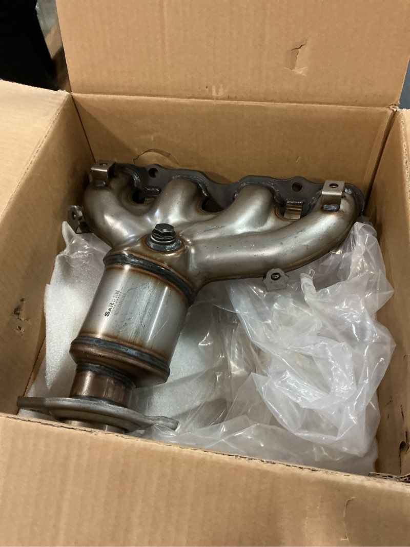 Condition photo showing As Is for A-Premium Front Exhaust Manifold Catalytic Converter Kit Direct-Fit Compatible with Nissan Altima 2007 2008 2009 2010 2011 2012 2013, L4 2.5L, EPA Compliant, Replace# 14002-JA01E, 14002-JA02E