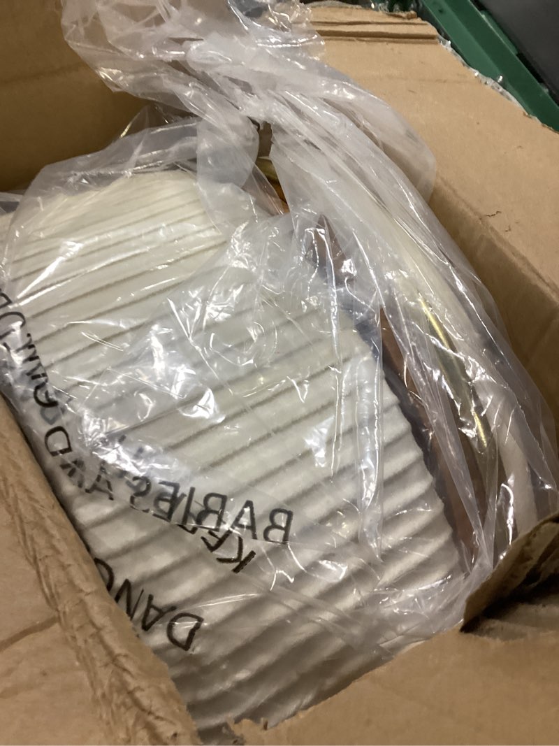 Condition photo showing Good Condition for Adjustable Vanity Stool with Storage, 360° Swivel Makeup Stool Chair Small Velvet Round Ottoman with Gold Base for Bedroom (Beige)