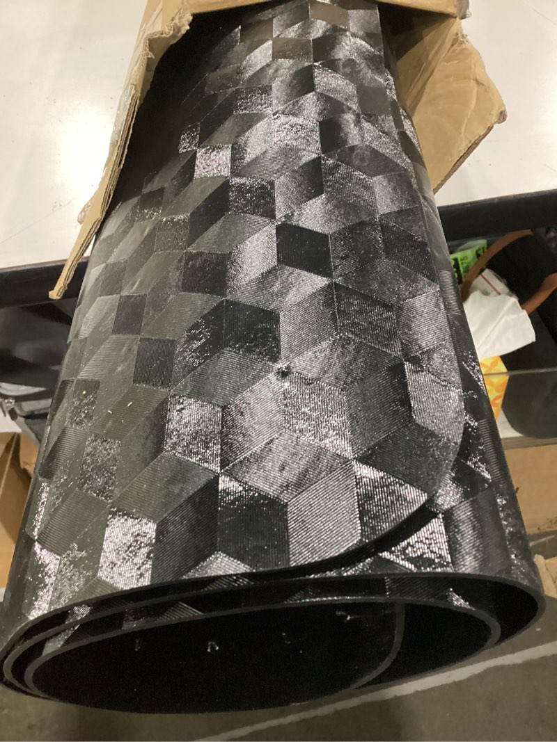 Condition photo showing Good Condition for aibob office chair mat for carpet, 48"x36"gaming computer desk mat for low pile carpet, heavy duty floor protector mat for rolling chair black 36'' x 48'' for carpet