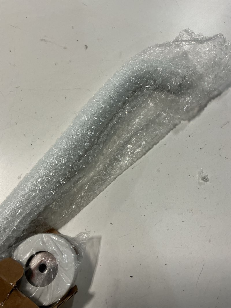 Condition photo showing Good Condition for 32 inch anti slip shower grab bar oil rubbed white 1.25" diameter, munzong bathroom grab bar, knurled bathroom balance bar,safety hand rail support handicap elderly senior assist bath handle 32 inch white