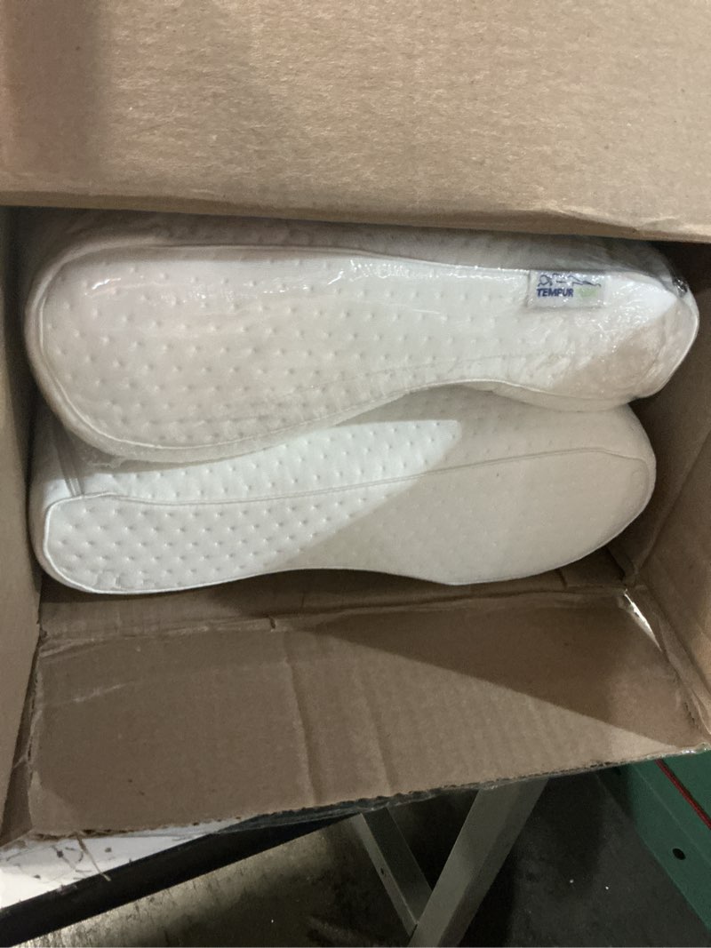 Condition photo showing Good Condition for TEMPUR-Pedic, Standard TEMPUR-Neck Pillow, Medium Profile-2-Pack, White 2 Count Medium Profile 2