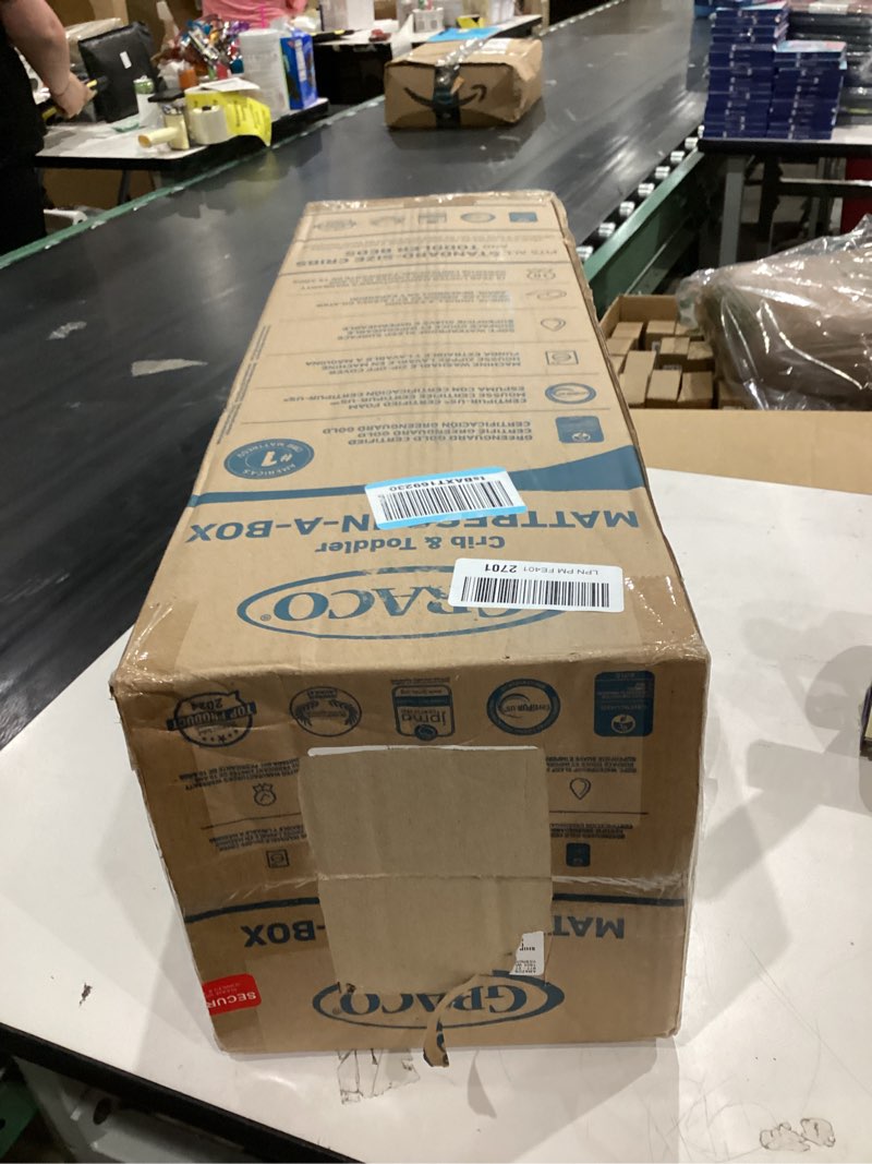 Condition photo showing New/Like New for Graco Premium Crib Mattress & Protector Value Bundle (2-Pack) – Includes GREENGUARD Gold Certified Crib & Toddler Mattress, GREENGUARD Gold Certified Waterproof Protector Mattress and Protector (2PK)