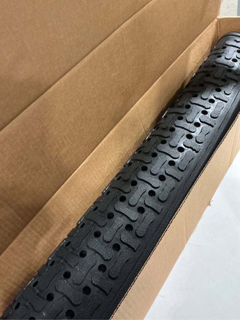 Condition photo showing Good Condition for m+a matting comfort flow | commercial-grade drainable anti-fatigue mat for wet areas, slip resistant, chemical resistant, welding safe, grease and oil proof, (black, 4' x 6')