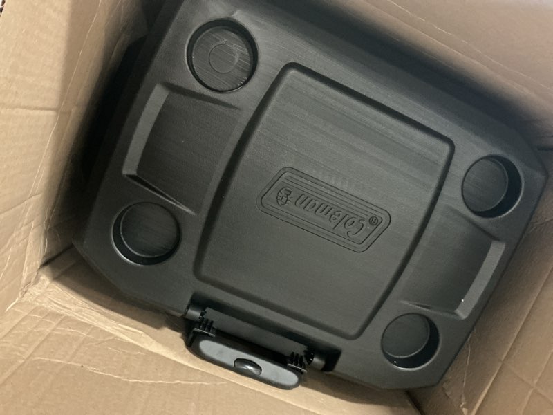 Condition photo showing Good Condition for coleman xtreme rolling cooler with wheels, extra-walled insulation keeps ice up to 5 days, portable wheeled hard chiller black cooler
