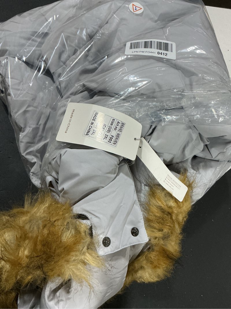 Condition photo showing Good Condition for WenVen Women's Puffer Coat XX-Large Grey