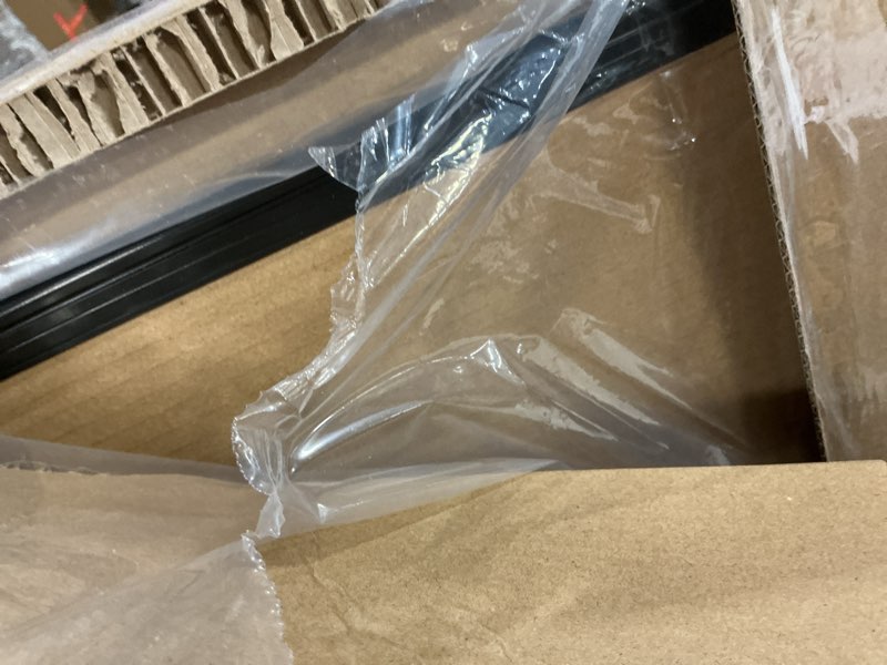 Condition photo showing Good Condition for Board2by Bulletin Board 48 x 36, Black Aluminium Framed 4x3 Corkboard , Large Wall Mounted Notice Board with 18 Push Pins for School, Home & Office 36"×48"