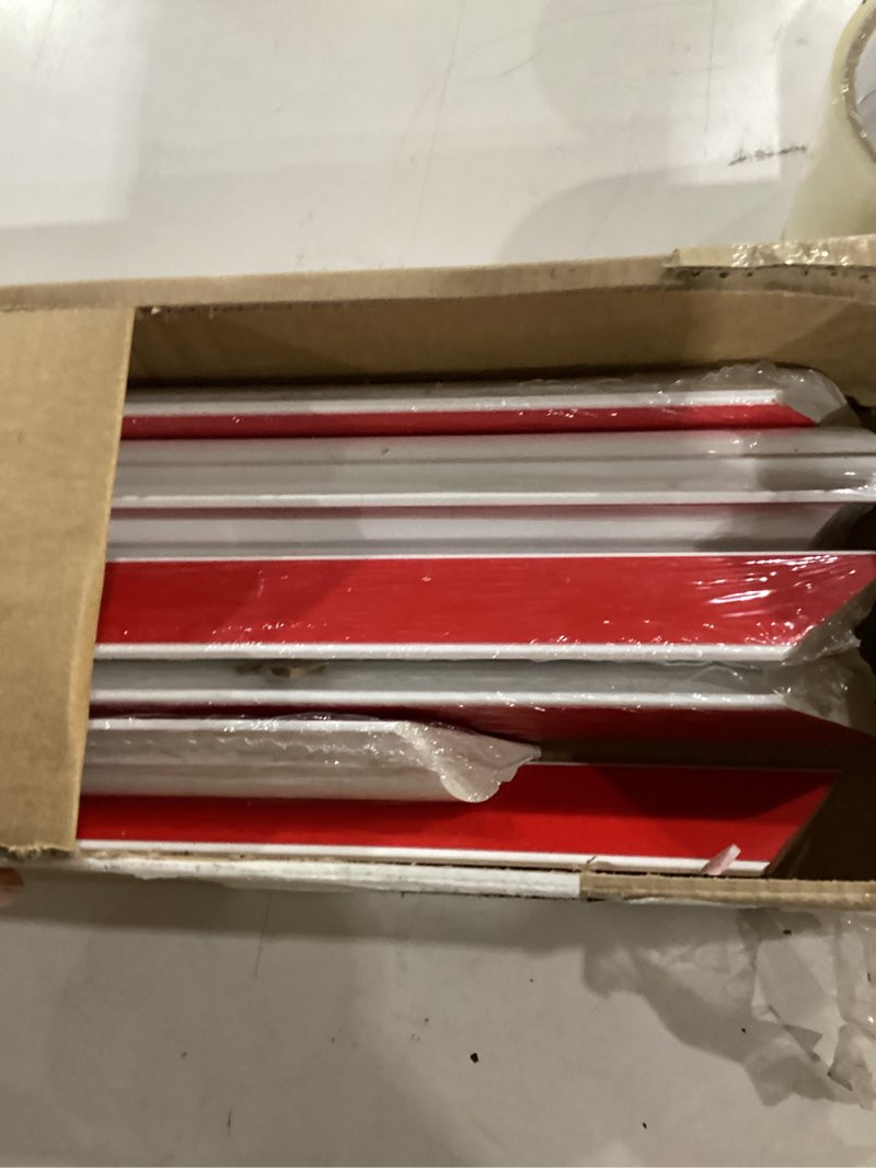 Condition photo showing New/Like New for neatiease 2 set peel and stick wall molding trim kit, premade wainscoting panels, self adhesive moulding panel for interior walls picture frame(22"x36",22" 24") 22"x36"+22"x24" 2-frame, white