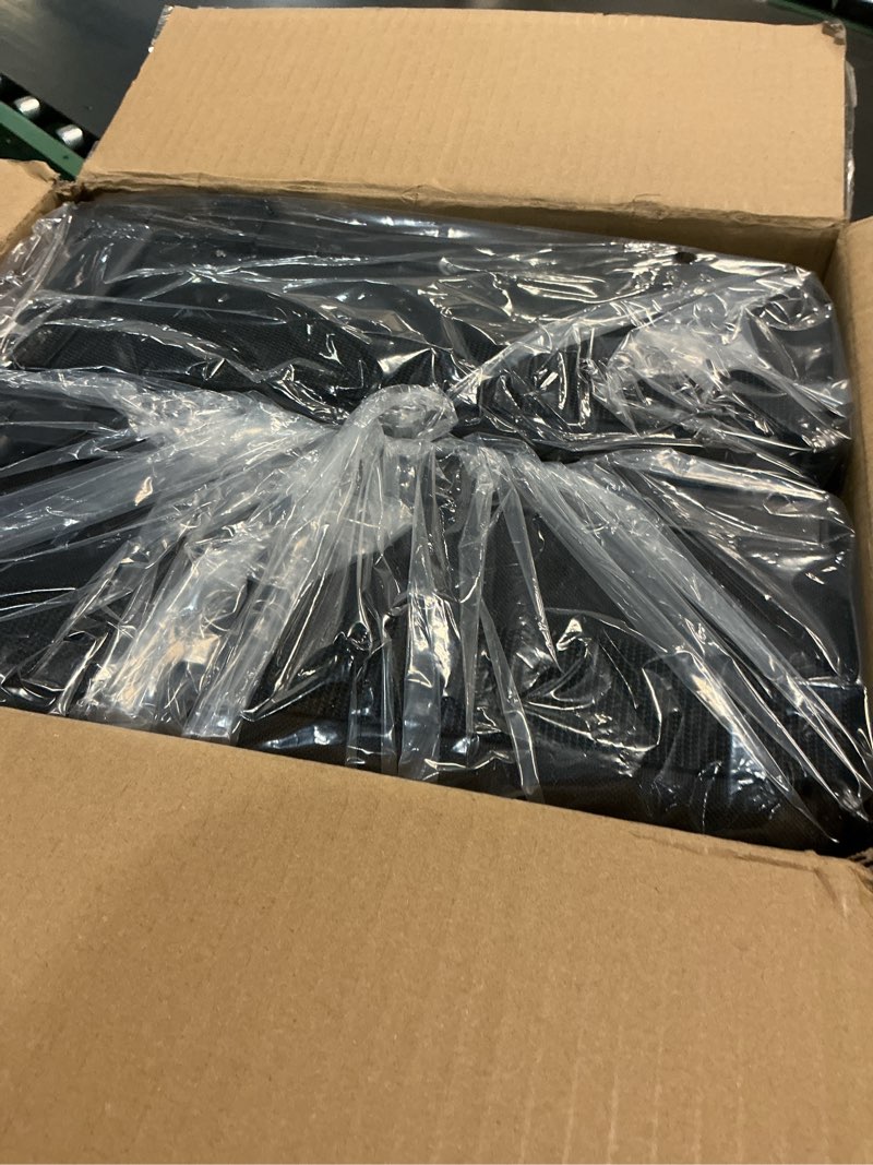 Condition photo showing Good Condition for stadium seats with back support, portable bleacher seat with extra thick cushion, folding stadium chair with shoulder strap, removable cushion and storage pocket for sports events 2 pack - 3.15" thick,16.4"w x 11.4"d x 15.6"h dark black