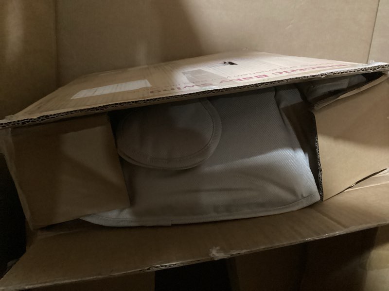 Condition photo showing Good Condition for SIMILAR TO STOCK PHOTO Baby Swings for Infants, FasonBaby Electric Baby Swing with 10 Preset Melodies, 5 Speeds, Remote Control and Bluetooth - Portable Infant Swing for Indoor and Outdoor(Grey)