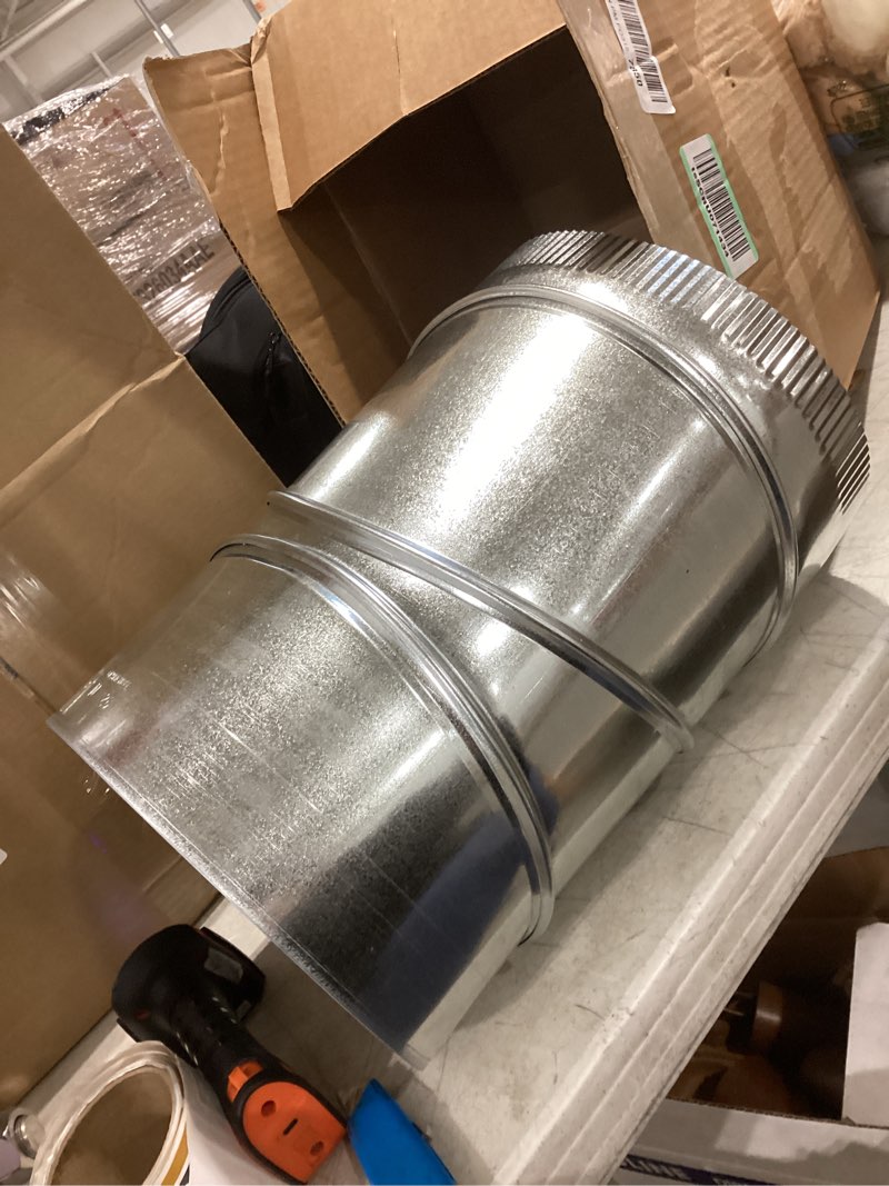 Condition photo showing Good Condition for similar product  imperial 4-in 30 gauge galvanized steel round flexible duct connector