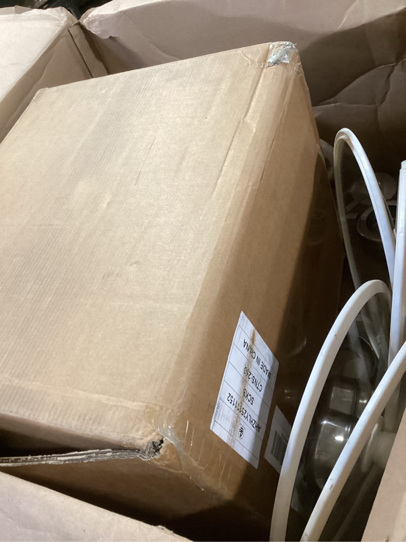 Condition photo showing Good Condition for imacone maifanite-coated chafing dishes for buffet of 6, 6qt white chafing dish buffet set stainless steel chafer set, roll edge food warmers for parties, wedding, birthday, church events, catering 6-pack maifanite coating