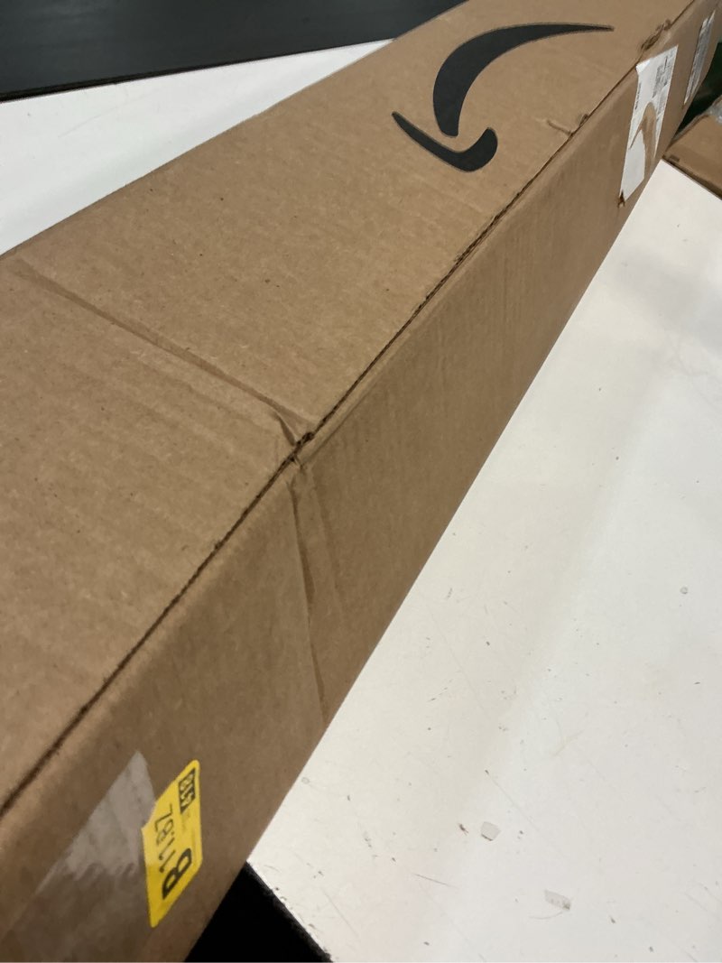 Condition photo showing Good Condition for Juexica Retractable Ceiling or Wall Mount Curtain Track 2.8-4.9ft / 0.85-1.5 Meter Room Divider Curtain Rod, Rails Set with Silent Rollers and Hooks for Living Room Bedroom RV (Double) 2.8-4.9 ft Double