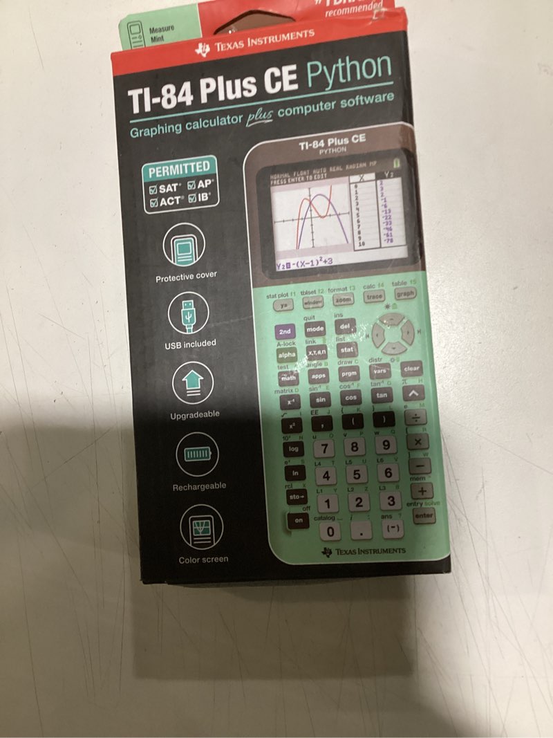 Condition photo showing Good Condition for Texas Instruments TI-84 Plus CE Color Graphing Calculator, Mint Small