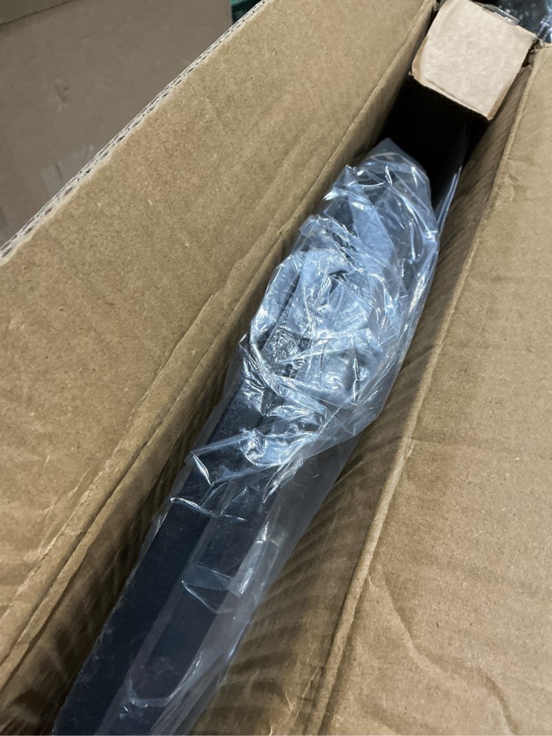 Condition photo showing As Is for Industrial Semi Flush Mount Ceiling Light,4 Light Rustic Metal Ceiling Light Fixture,Black Farmhouse Chandelier for Kitchen Island Dining Room Hallway Entryway Bedroom Living Room.