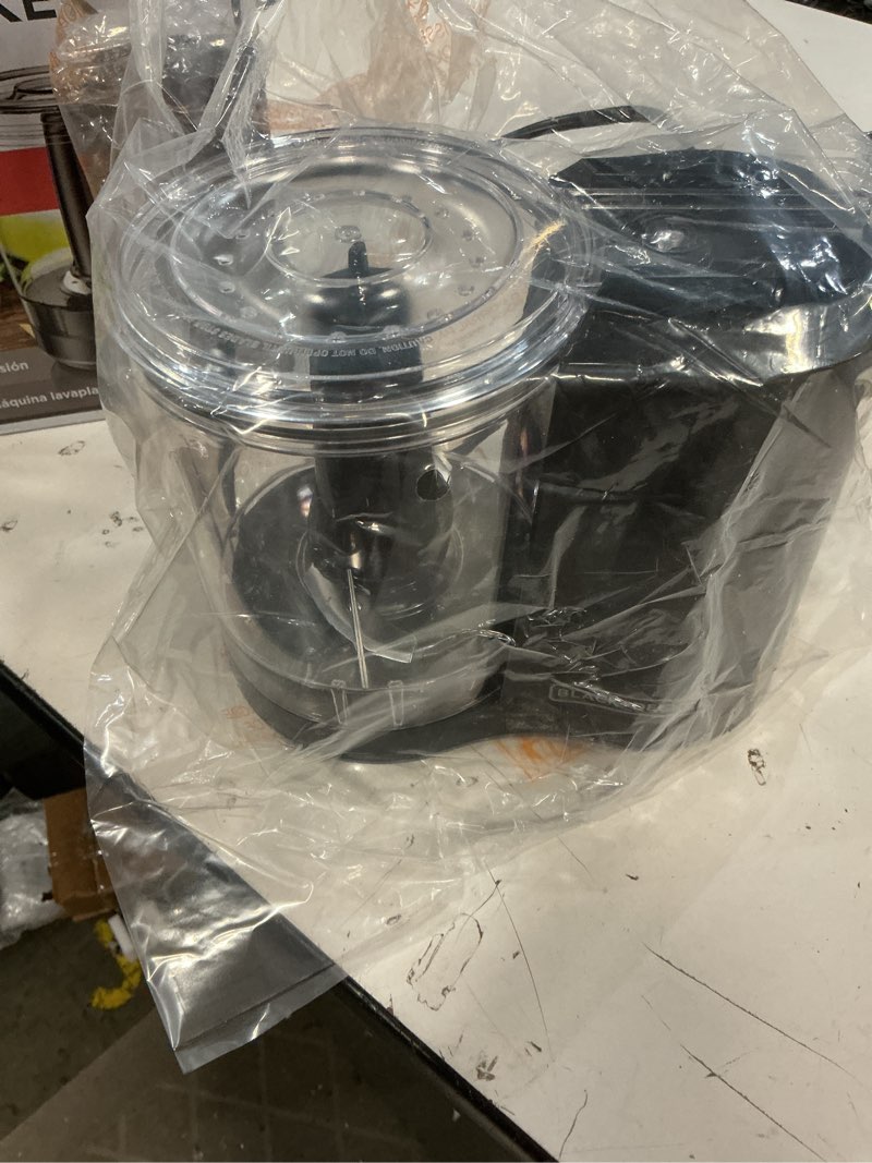 Condition photo showing Good Condition for black+decker, improved assembly, hc300b freshprep 3-cup electric food chopper, capacity 3 cup capacity chopper