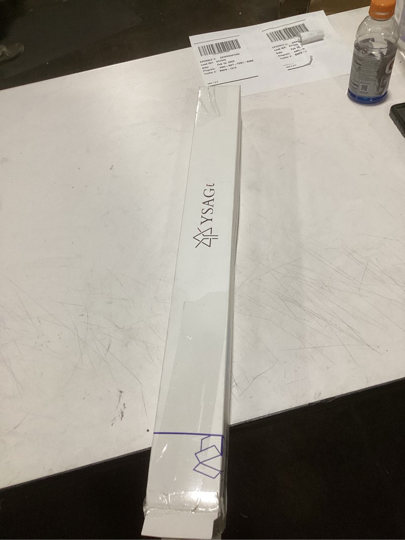 Condition photo showing As Is for YSAGi Leather Desk Protector, Office Mat, Large Mouse Mat, Non-Slip PU Leather Blotter, Laptop Pad, Waterproof Writing Pad for Office and Home (Eggshell, 47.2" x 23.6") Eggshell 47.2" x 23.6"