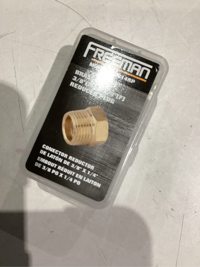 Condition photo showing Good Condition for Freeman B3814RP 3/8" x 1/4" Brass Reducer Plug 3/8 inch to smaller
