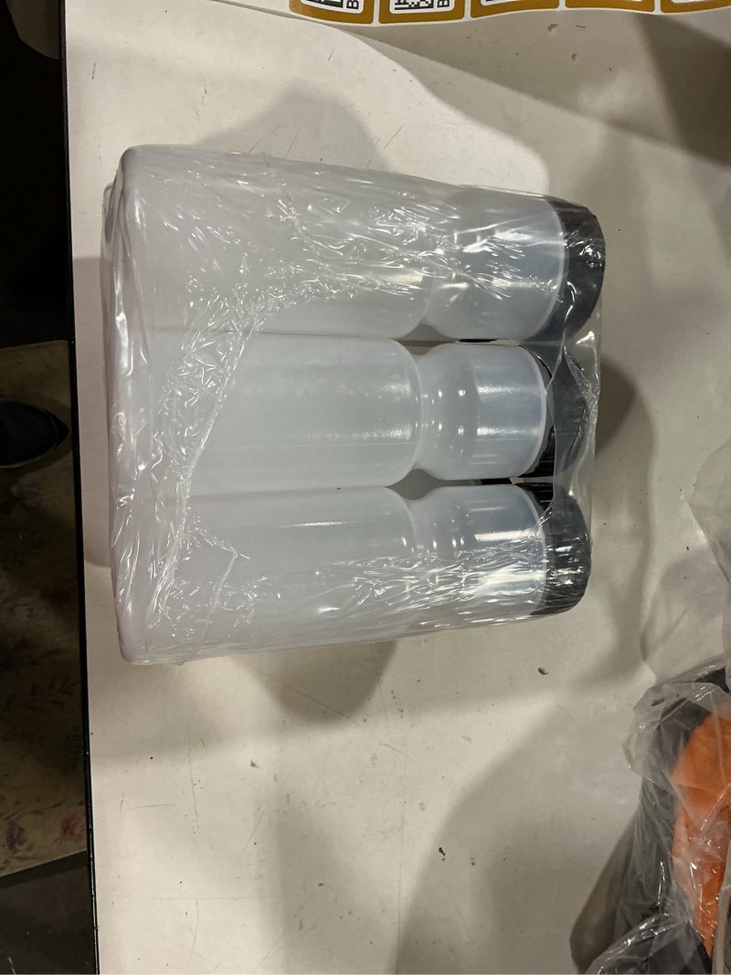 Condition photo showing Good Condition for 50 strong sports water bottles – reusable 22 oz bpa-free plastic bottles with pull top cap – made in usa – top rack dishwasher safe – fits most bike cages brand 6 pack clear
