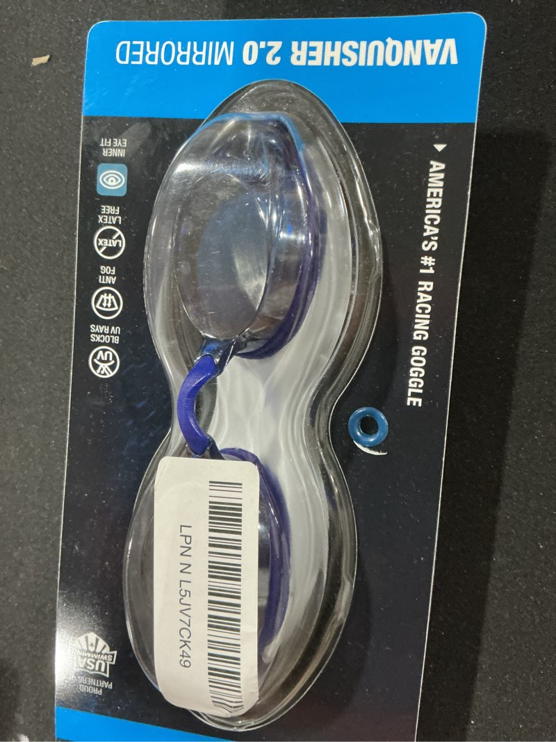 Speedo Unisex-Adult Swim Goggles Mirrored Vanquisher 2.0