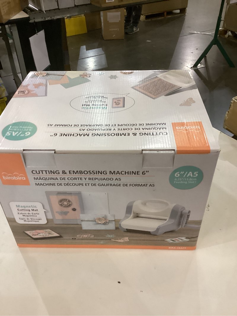 CUTTING AND EMBOSSING MACHINE 6”