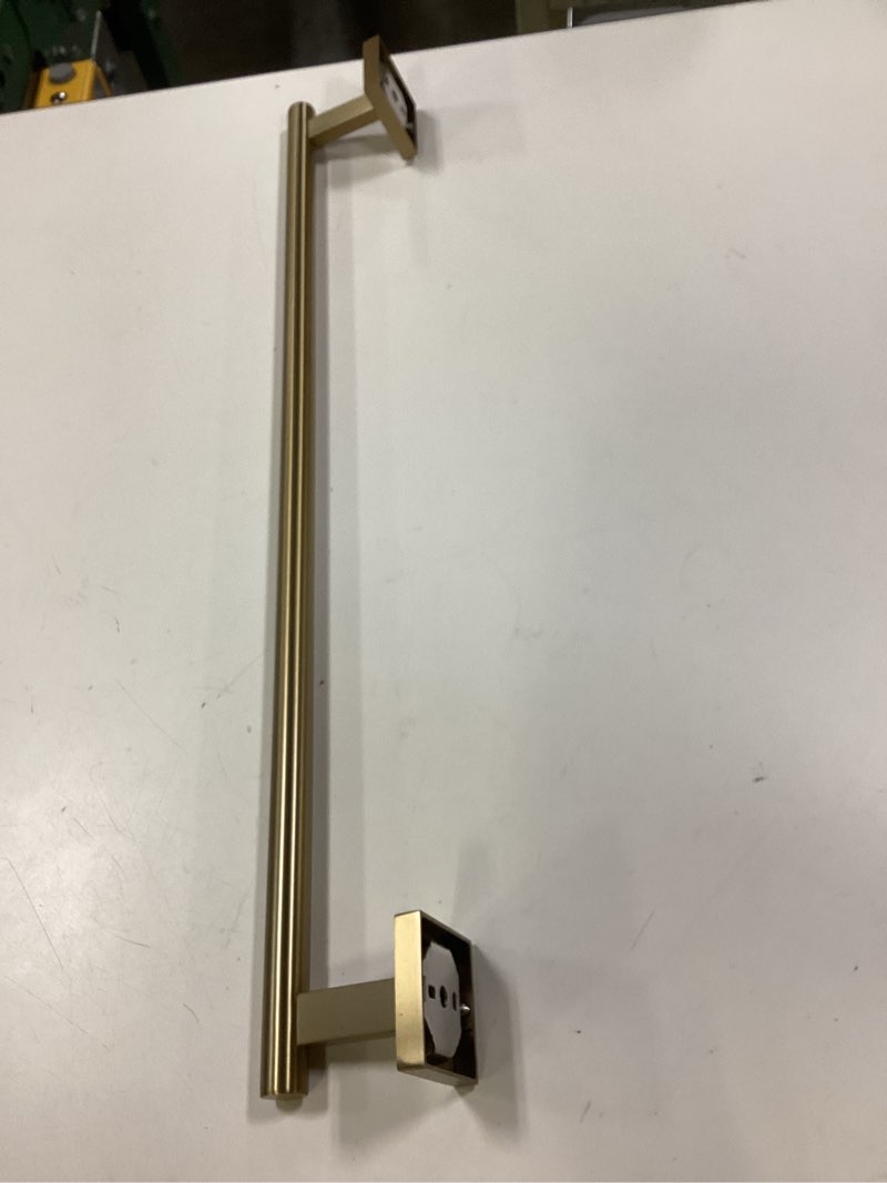 Condition photo showing As Is for KOKOSIRI Hand Towel Bar Bathroom Towel Holder for Bath Kitchen Cabinet Towel Rails 16 Inch Brushed Gold Stainless Steel B4005BG-L16