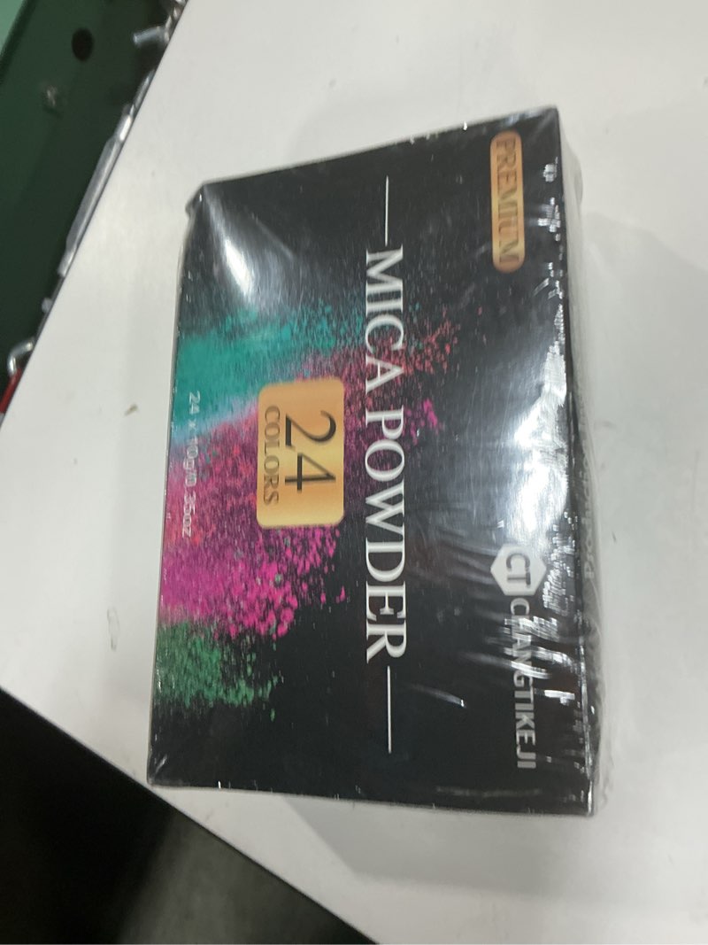 Condition photo showing New/Like New for changtikeji mica powder?24 colors - 10g/bottle of natural pigment powder for epoxy resin?soap making?candle making,lip gloss,car freshies,dye,nail polish,bath bombs 24 colors - 10g each