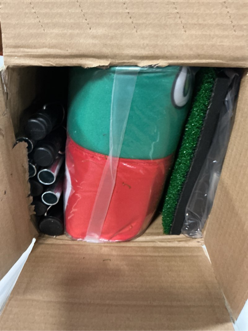 Condition photo showing Good Condition for Golf Chipping Game Set : Portable 6-Angle Adjustable Practice Mat Set with 20 Sticky Balls for Indoor Outdoor Family Fun (Golf Club Not Included) Green