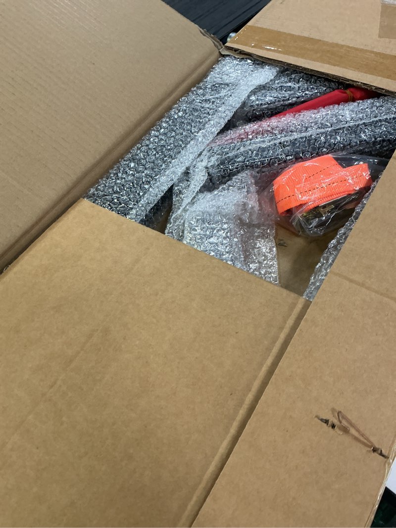 Condition photo showing Good Condition for truck bed extender hitch mount, pickup truck bed extender, 2 in 1 design foldable 500lbs capacity truck bed extension for kayak canoe ladder lumber