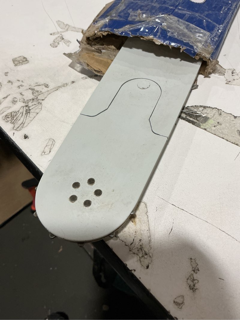 Condition photo showing As Is for 20 inch chainsaw guide bar and d70 chain combo 3/8" pitch 0.050" gauge 70 drive links tail mount d176 fits echo cs-590 cs-660 cs-670 cs-680 replacement oregon 27850,200pxdd176 (chain*2+bar*1) 20" 3/8" .050" 70dl d176 2 chains+1 bar