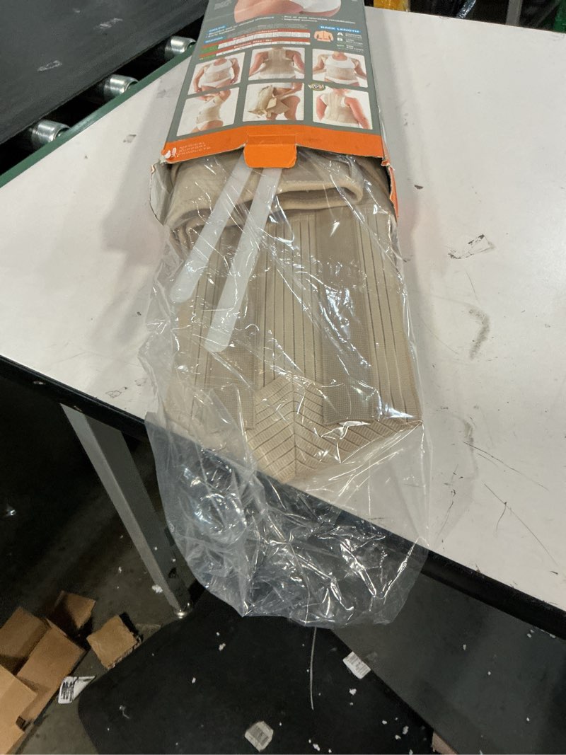 Condition photo showing Good Condition for Neo-G Dorsolumbar Support Brace - Back Support For Early Kyphosis, Rounded Shoulders, Posture Correction, Muscular Aches, Lumbar Support - Adjustable - Class 1 Medical Device - Large - Tan Large: 33.5 - 39.4 in