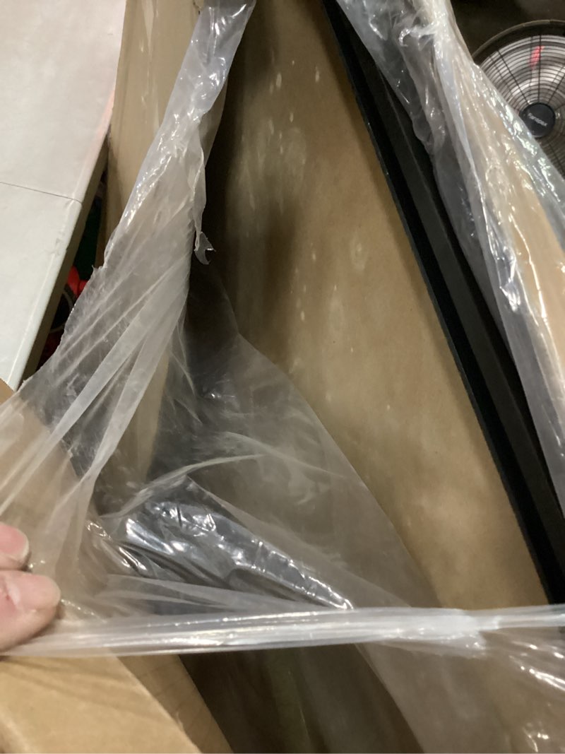 Condition photo showing As Is for vhh 11x14 snap poster frame,1 pack,lightweigt black coated aluminum with plexiglass black 11x14-1pc