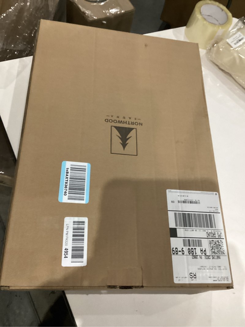 Condition photo showing New/Like New for Sauna Backrest - Handmade from Canadian Red Cedar Wood - Ergonomic S-Shape Back Support & Non-Slip Pads Cedar Wood - 1 Pack