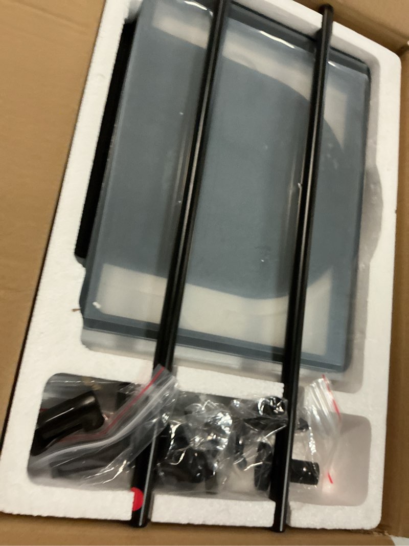 Condition photo showing Good Condition for sign stand holder for table, adjustable floor standing sign holders 8.5 x 11 for display vertical horizontal view, double-sided tabletop poster stand for retail event advertising, 4 pack 8.5"x11" 4 pack
