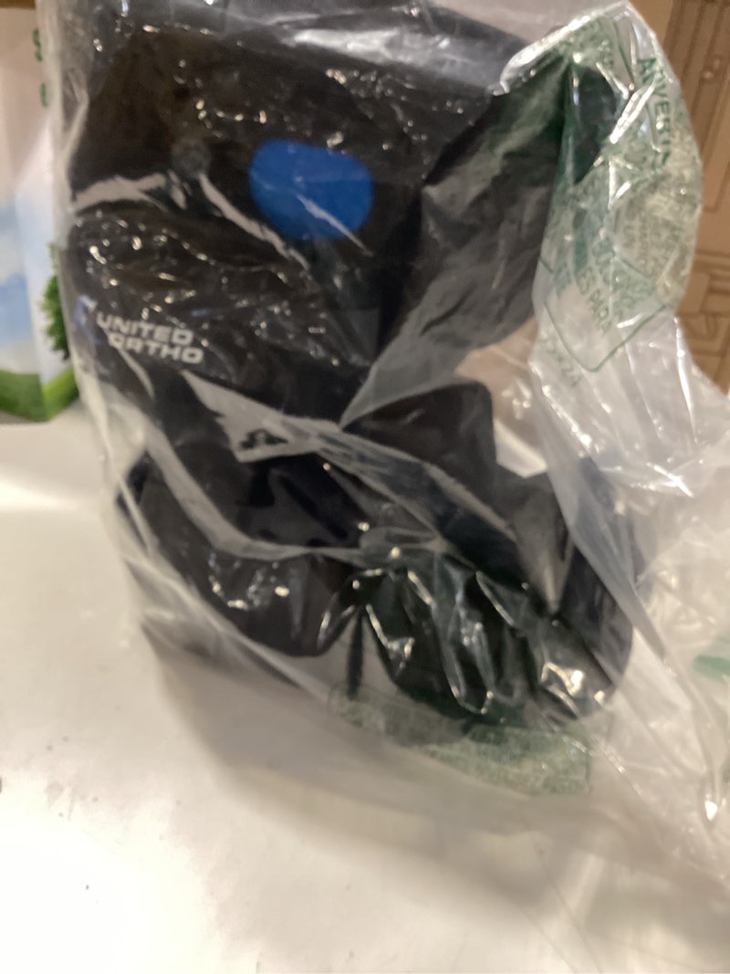 Condition photo showing Good Condition for united ortho short air cam walker fracture boot, small, black black small boot