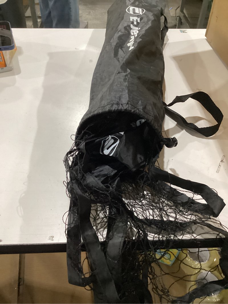 Condition photo showing As Is for Badminton Net, Portable & Instant Setup (Tool Free Assembly) - Backyard Fun, Beach Park Picnic Outdoor Games